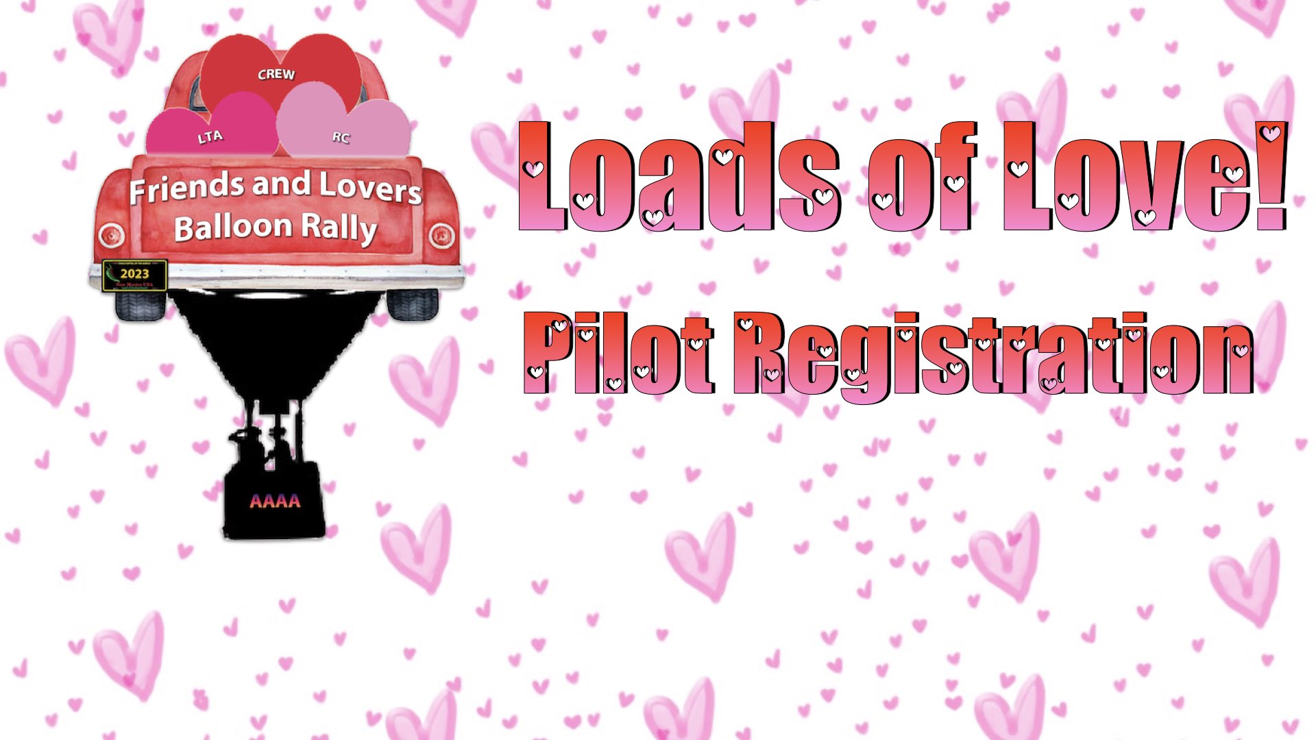 Friends and Lovers Pilot Registration