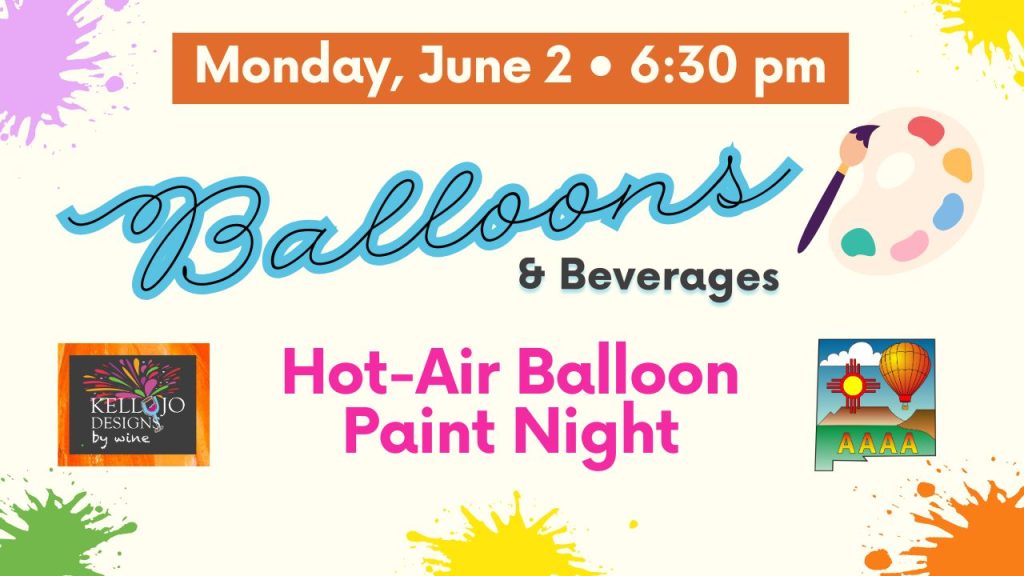 Balloons & Beverages! PAINT NIGHT