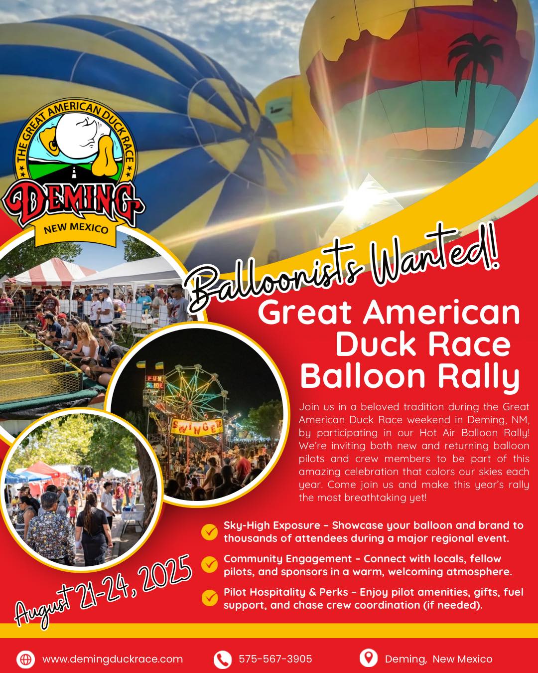 Deming Duck Races & Balloon Rally