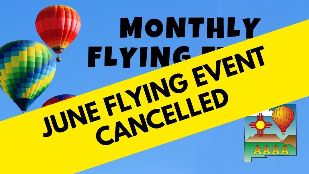 June Flying Event - Cancelled